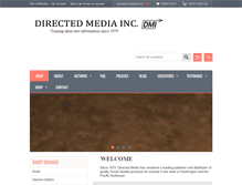 Tablet Screenshot of directedmediainc.com